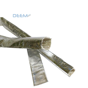 DEEM High quality reflective Fiberglass Sleeve Coated With Aluminum Foil